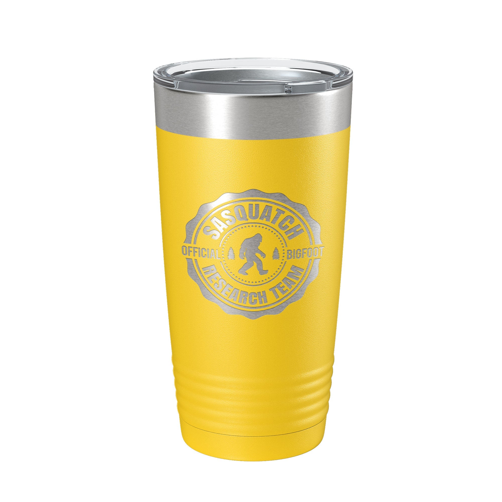 Sasquatch Tumbler Bigfoot Research Team Travel Mug Gift Camping Outdoors Insulated Laser Engraved Coffee Cup 20 oz