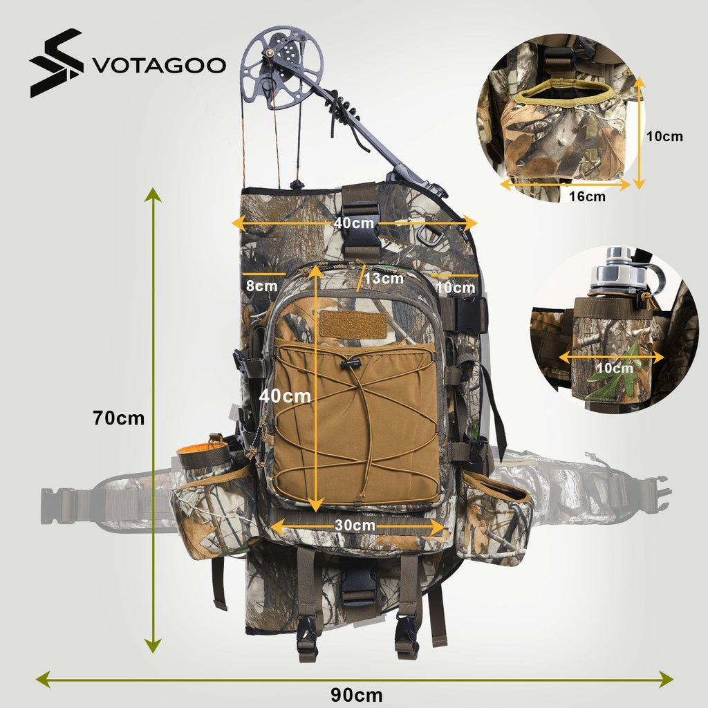 VOTAGOO® Hunting Backpack with Bow Holder