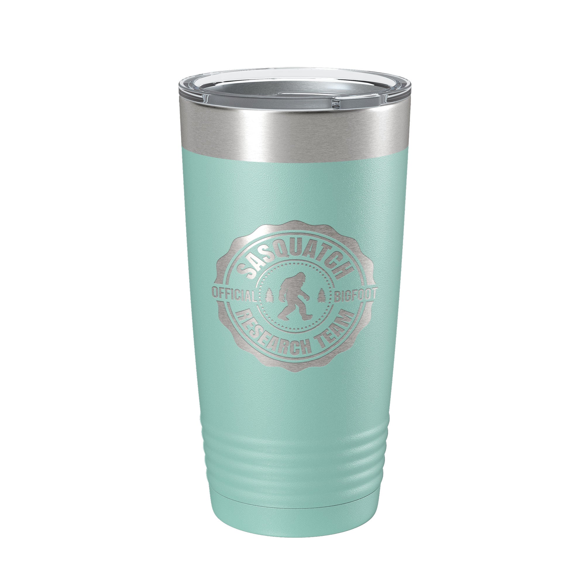 Sasquatch Tumbler Bigfoot Research Team Travel Mug Gift Camping Outdoors Insulated Laser Engraved Coffee Cup 20 oz
